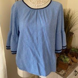TOMMY HILFIGER - Blue Blouse